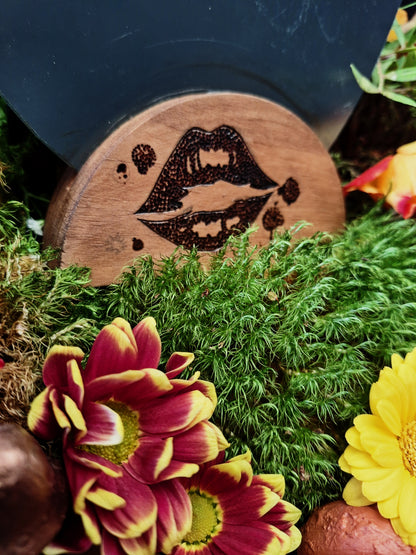 Miroir sur socle en bois Autumn nude